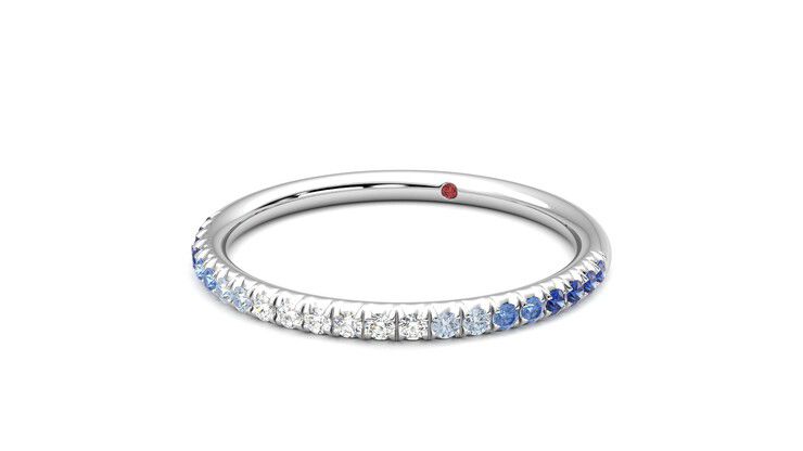 Taylor & Hart Daisy Wedding Ring 360 degree image 26