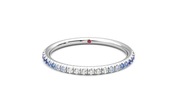 Taylor & Hart Daisy Wedding Ring 360 degree image 29