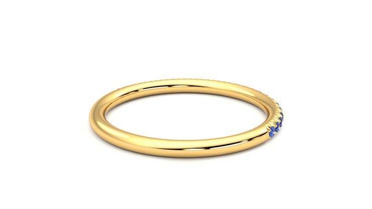 Taylor & Hart Daisy Wedding Ring 360 degree image 13