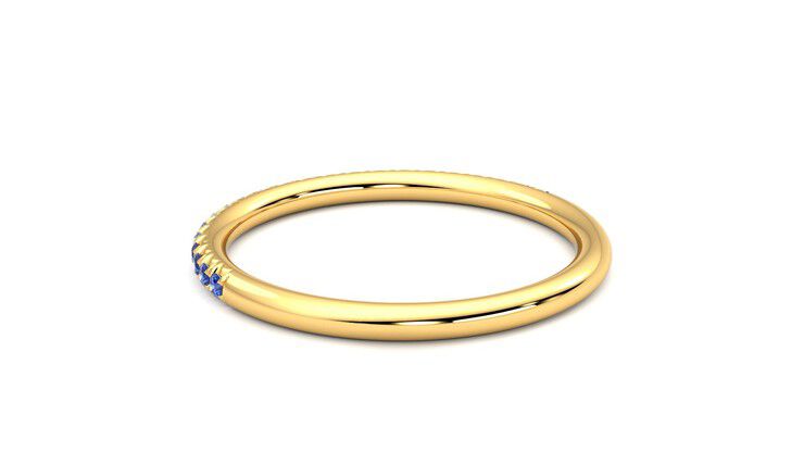 Taylor & Hart Daisy Wedding Ring 360 degree image 17