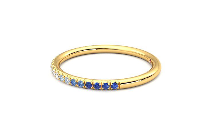 Taylor & Hart Daisy Wedding Ring 360 degree image 21