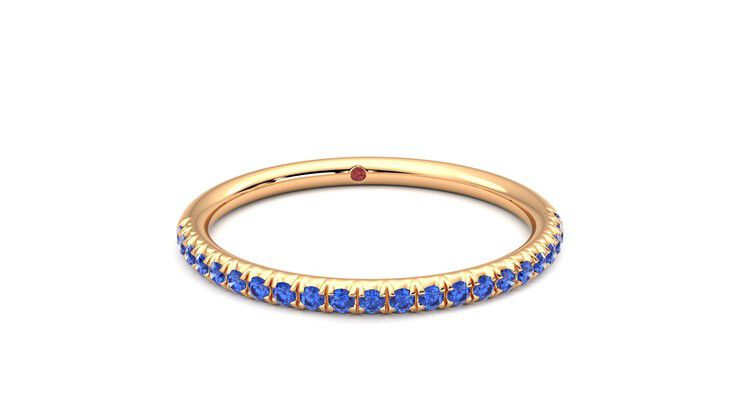 Taylor & Hart Daisy Wedding Ring 360 degree image 2