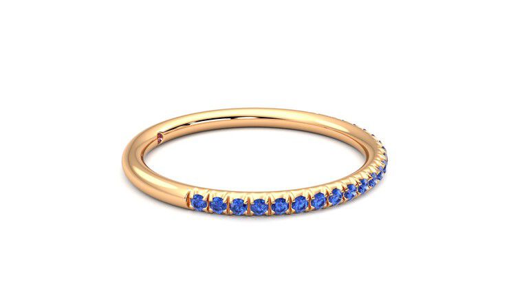 Taylor & Hart Daisy Wedding Ring 360 degree image 8