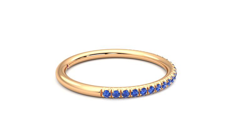 Taylor & Hart Daisy Wedding Ring 360 degree image 9
