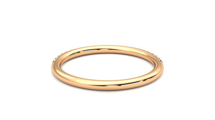 Taylor & Hart Daisy Wedding Ring 360 degree image 15