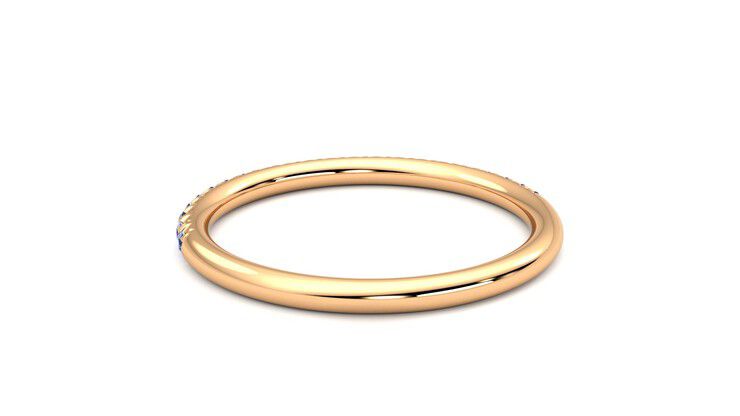 Taylor & Hart Daisy Wedding Ring 360 degree image 16