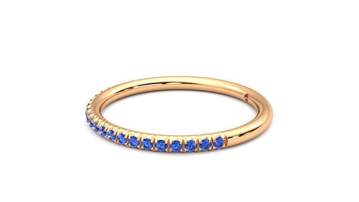 Taylor & Hart Daisy Wedding Ring 360 degree image 22