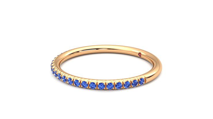 Taylor & Hart Daisy Wedding Ring 360 degree image 23