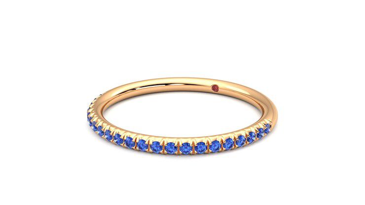 Taylor & Hart Daisy Wedding Ring 360 degree image 25