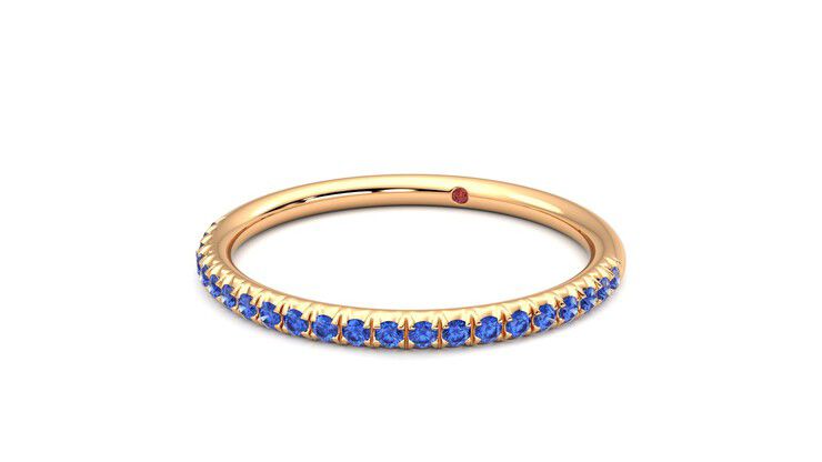 Taylor & Hart Daisy Wedding Ring 360 degree image 26