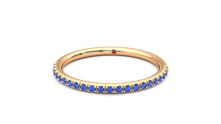 Taylor & Hart Daisy Wedding Ring 360 degree image 28
