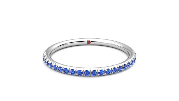 Taylor & Hart Daisy Wedding Ring 360 degree image 1