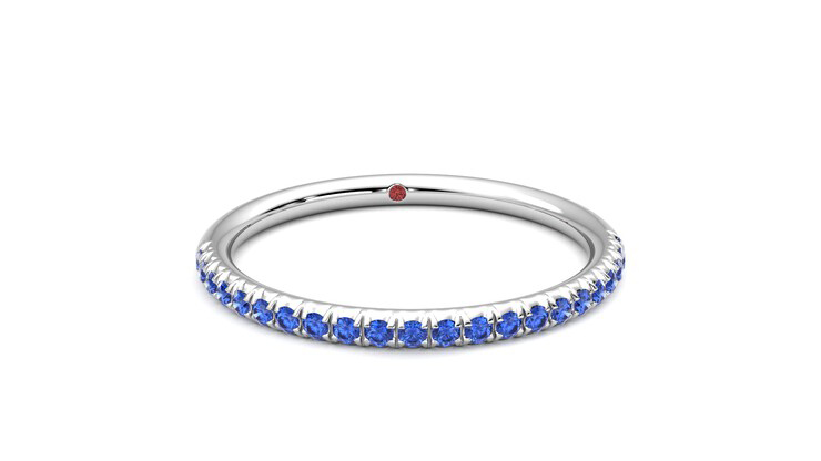 Taylor & Hart Daisy Wedding Ring 360 degree image 2