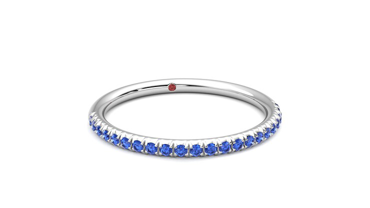 Taylor & Hart Daisy Wedding Ring 360 degree image 3