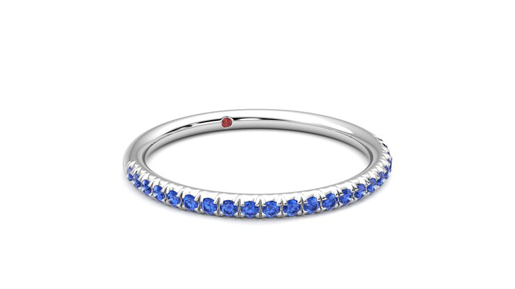 Taylor & Hart Daisy Wedding Ring 360 degree image 4
