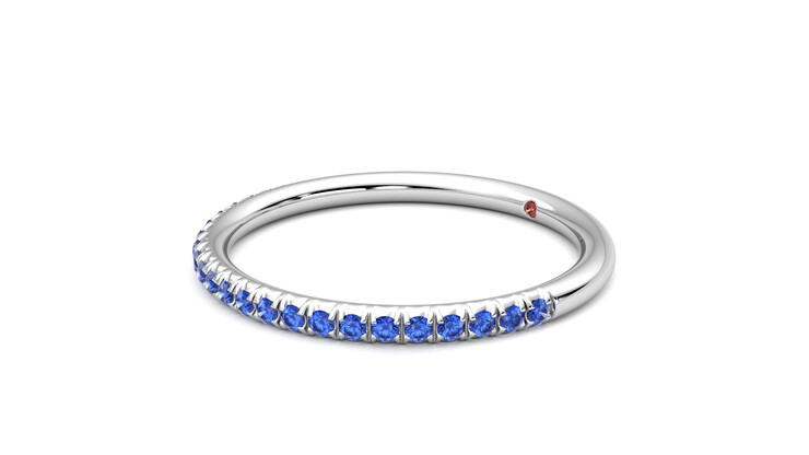 Taylor & Hart Daisy Wedding Ring 360 degree image 23