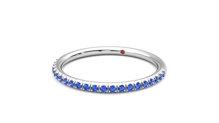 Taylor & Hart Daisy Wedding Ring 360 degree image 26