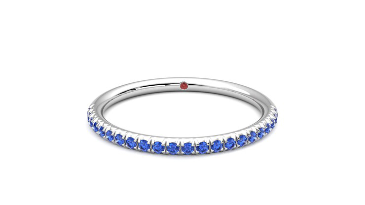 Taylor & Hart Daisy Wedding Ring 360 degree image 29