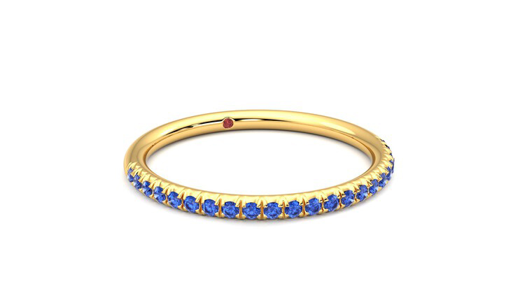Taylor & Hart Daisy Wedding Ring 360 degree image 4