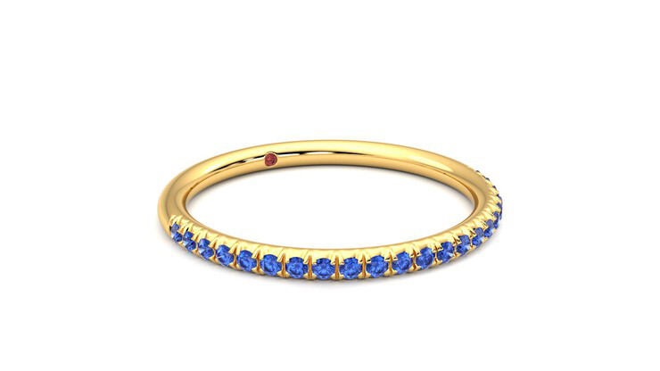 Taylor & Hart Daisy Wedding Ring 360 degree image 5