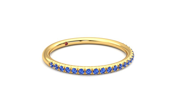 Taylor & Hart Daisy Wedding Ring 360 degree image 6