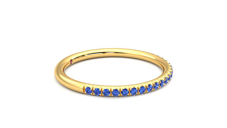 Taylor & Hart Daisy Wedding Ring 360 degree image 8