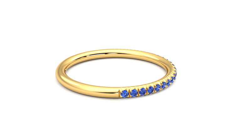 Taylor & Hart Daisy Wedding Ring 360 degree image 10