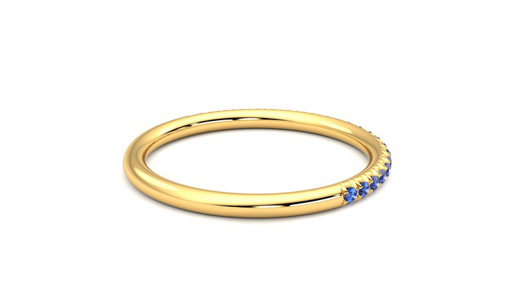 Taylor & Hart Daisy Wedding Ring 360 degree image 12