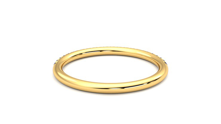 Taylor & Hart Daisy Wedding Ring 360 degree image 15