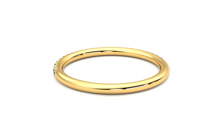 Taylor & Hart Daisy Wedding Ring 360 degree image 16