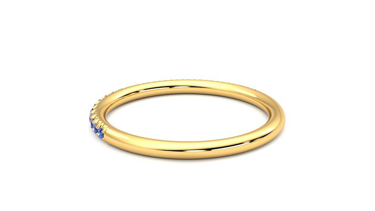 Taylor & Hart Daisy Wedding Ring 360 degree image 17