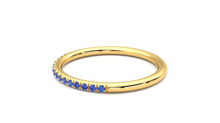 Taylor & Hart Daisy Wedding Ring 360 degree image 20