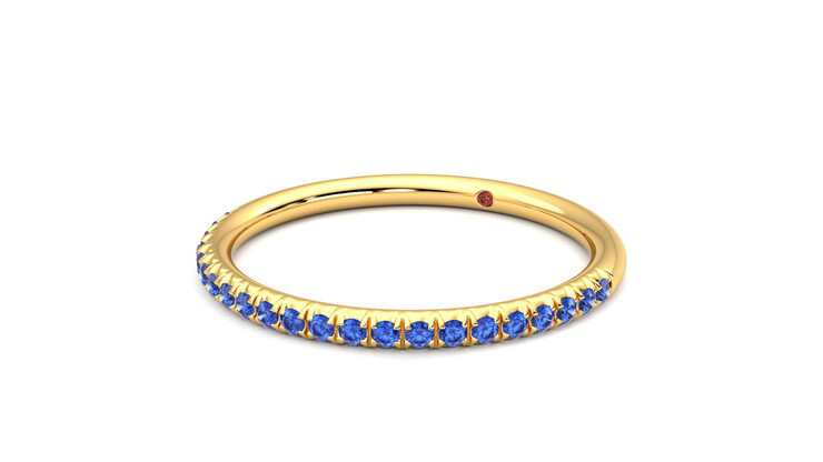 Taylor & Hart Daisy Wedding Ring 360 degree image 25