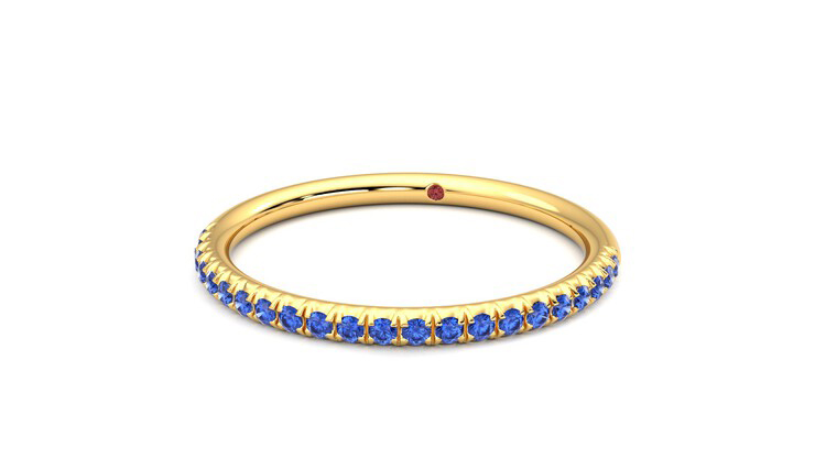 Taylor & Hart Daisy Wedding Ring 360 degree image 27