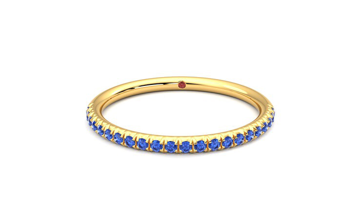 Taylor & Hart Daisy Wedding Ring 360 degree image 29