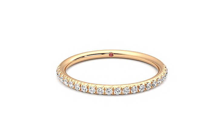 Taylor & Hart Daisy Wedding Ring 360 degree image 1