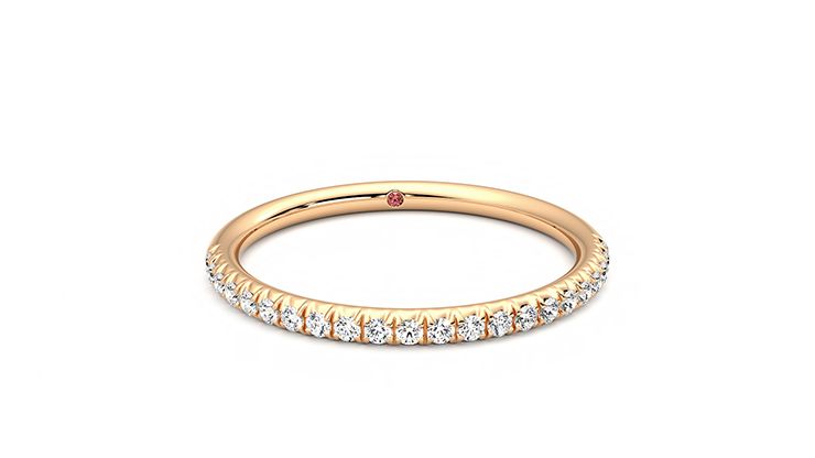 Taylor & Hart Daisy Wedding Ring 360 degree image 2