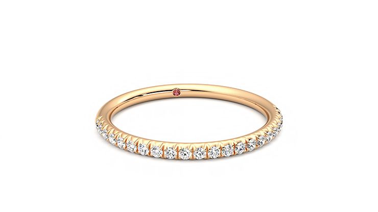 Taylor & Hart Daisy Wedding Ring 360 degree image 3
