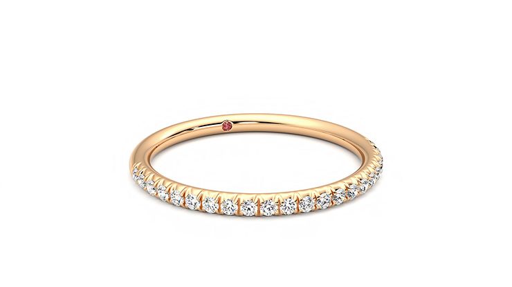 Taylor & Hart Daisy Wedding Ring 360 degree image 4