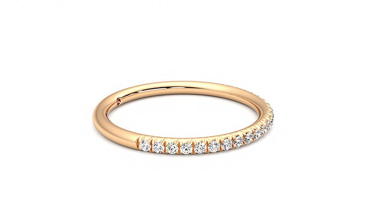 Taylor & Hart Daisy Wedding Ring 360 degree image 8