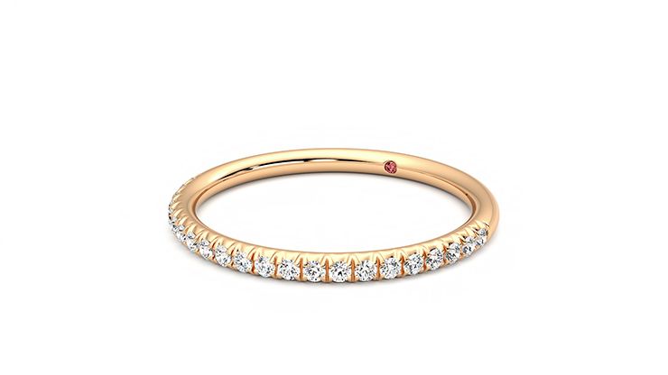 Taylor & Hart Daisy Wedding Ring 360 degree image 25