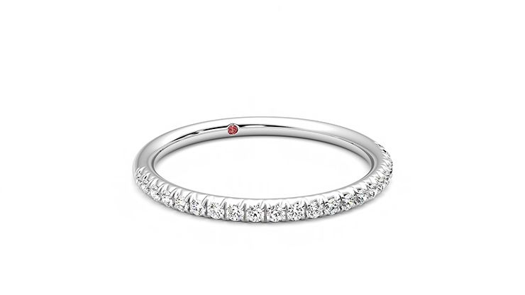 Taylor & Hart Daisy Wedding Ring 360 degree image 4