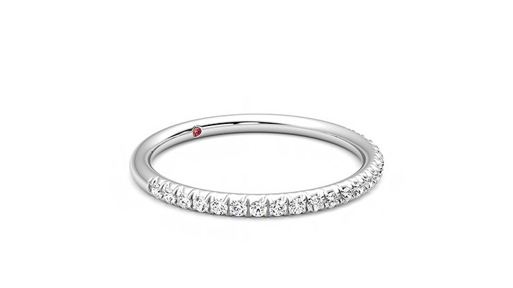 Taylor & Hart Daisy Wedding Ring 360 degree image 6