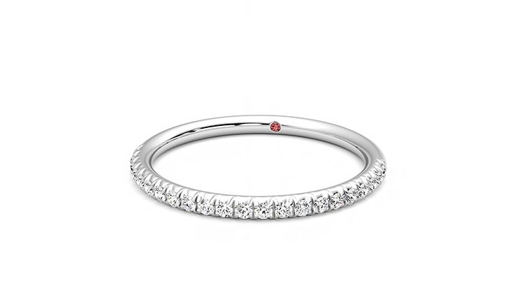 Taylor & Hart Daisy Wedding Ring 360 degree image 27