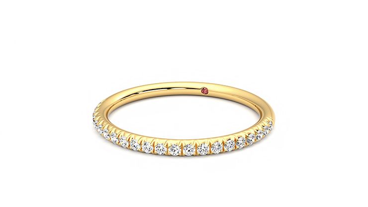 Taylor & Hart Daisy Wedding Ring 360 degree image 26
