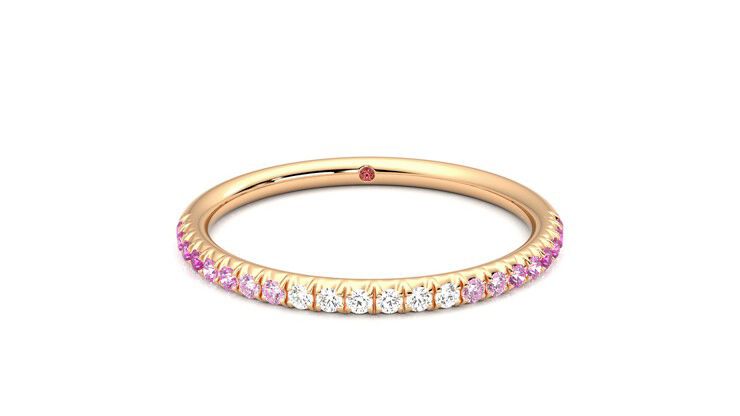 Taylor & Hart Daisy Wedding Ring 360 degree image 1