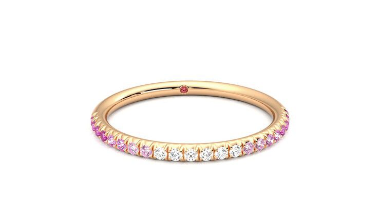 Taylor & Hart Daisy Wedding Ring 360 degree image 2
