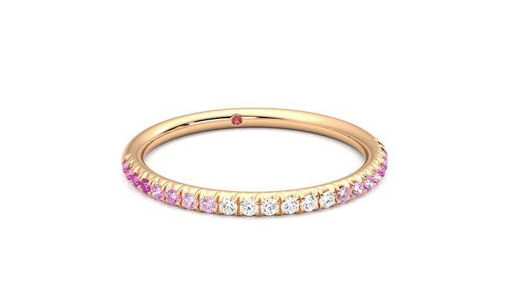 Taylor & Hart Daisy Wedding Ring 360 degree image 3