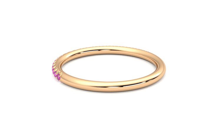 Taylor & Hart Daisy Wedding Ring 360 degree image 17
