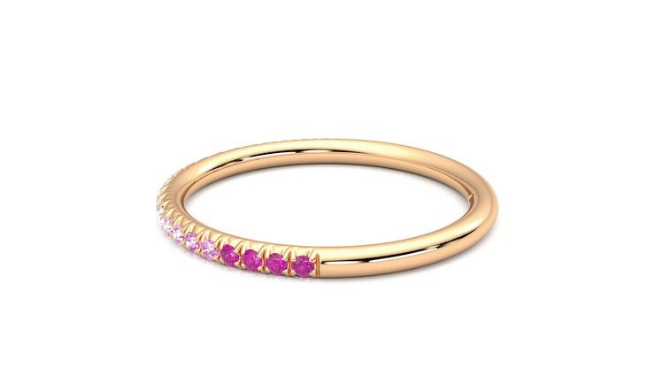 Taylor & Hart Daisy Wedding Ring 360 degree image 20
